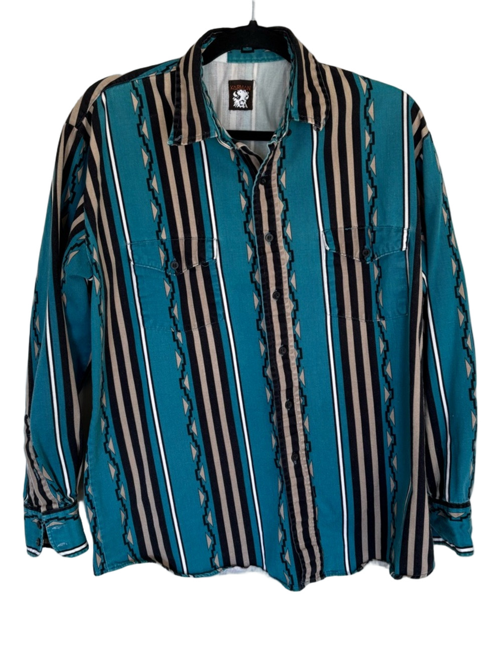 Vintage Button Down Western Shirt